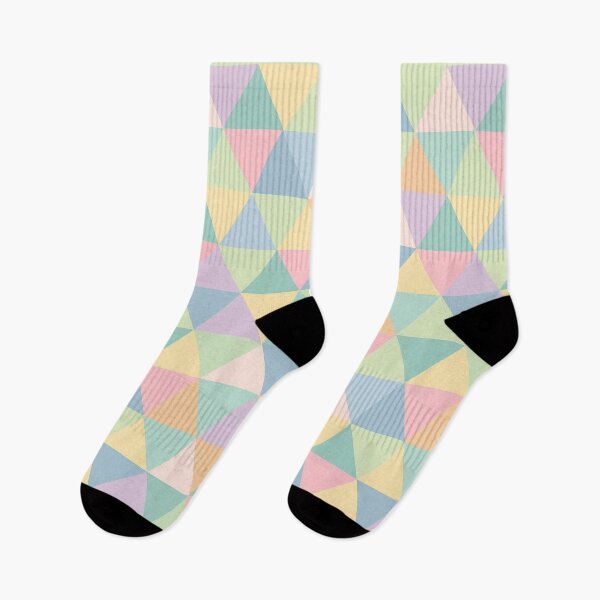 Item preview, Pastel Triangles Harmony designed and sold by TheWonkyEaselCo.