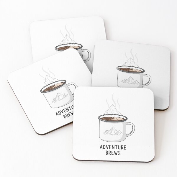 Item preview, Adventure Brews | Camping Coffee Lover Design designed and sold by shashtopia.