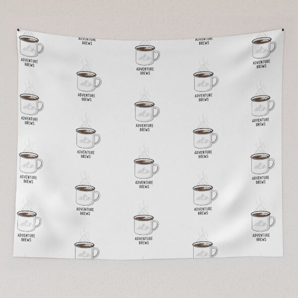 Item preview, Adventure Brews | Camping Coffee Lover Design designed and sold by shashtopia.