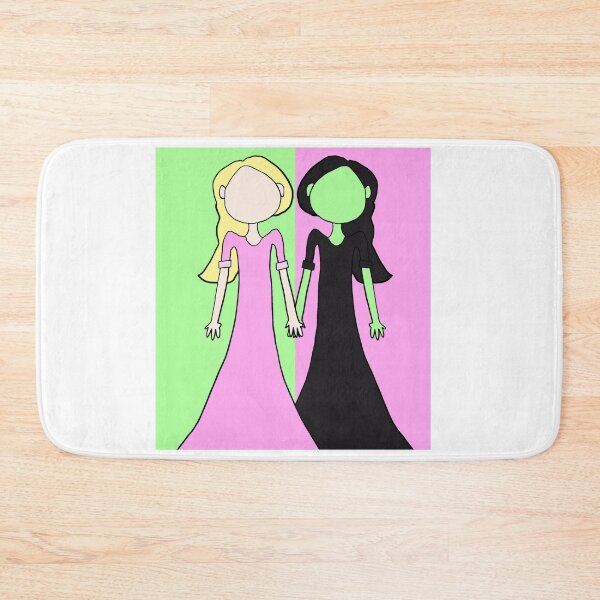 Item preview, Wicked Musical Elphaba Glinda Best Friends Silhouette designed and sold by sarahp77.