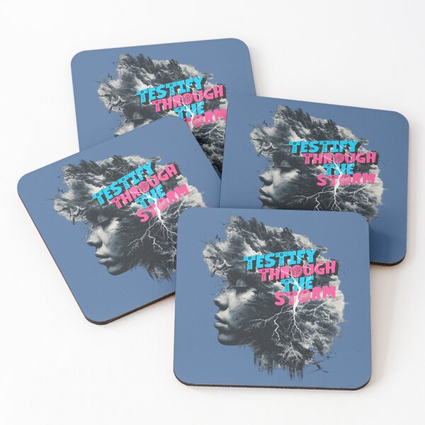 Item preview, Testify Through The Storm, Bold Christian Resilience Design designed and sold by Bliss Find And Design.