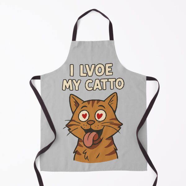 Item preview, Hilarious Catto Lvoe Misspelled Text - Love for Cat Lovers designed and sold by InkMarks.