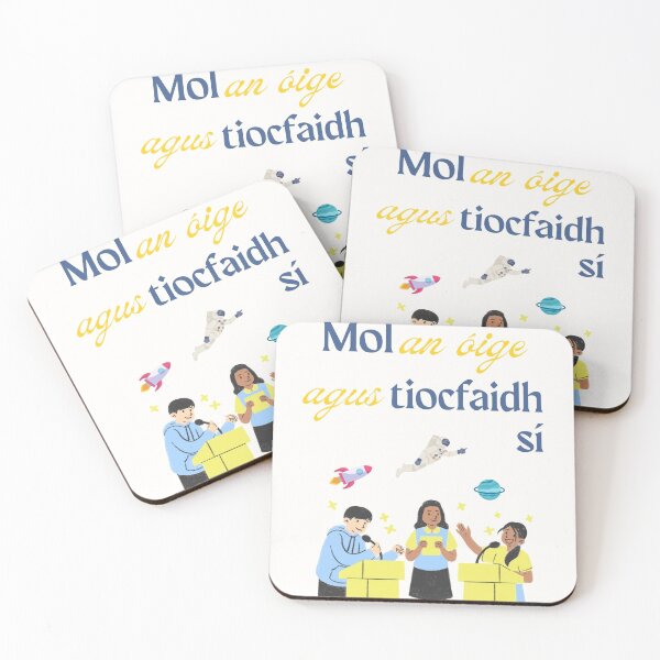 Item preview, Irish Teaching Motivational Proverb Print as Gaeilge designed and sold by izzyfinn.