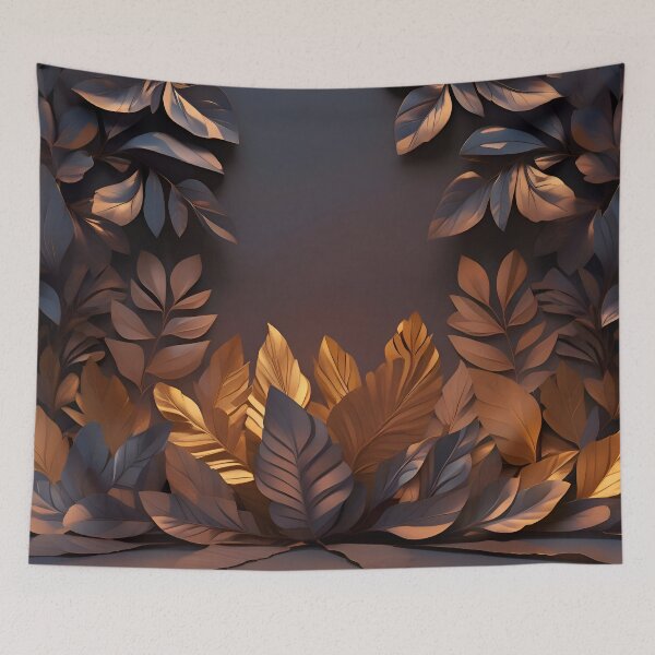 Item preview, Golden Midnight Botanical Leaves  designed and sold by A L O N E.