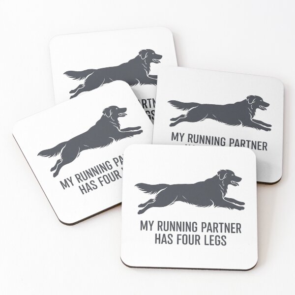 Item preview, My Running Partner Has Four Legs - Dog Runner Design designed and sold by shashtopia.