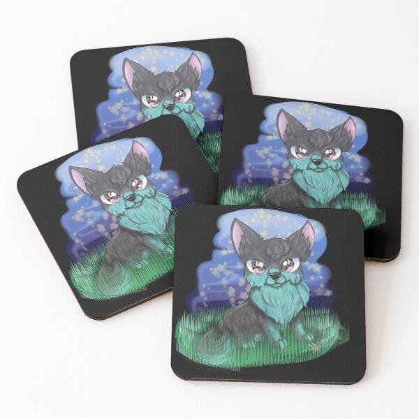 Item preview, Teal wolf designed and sold by ArtistNichole.