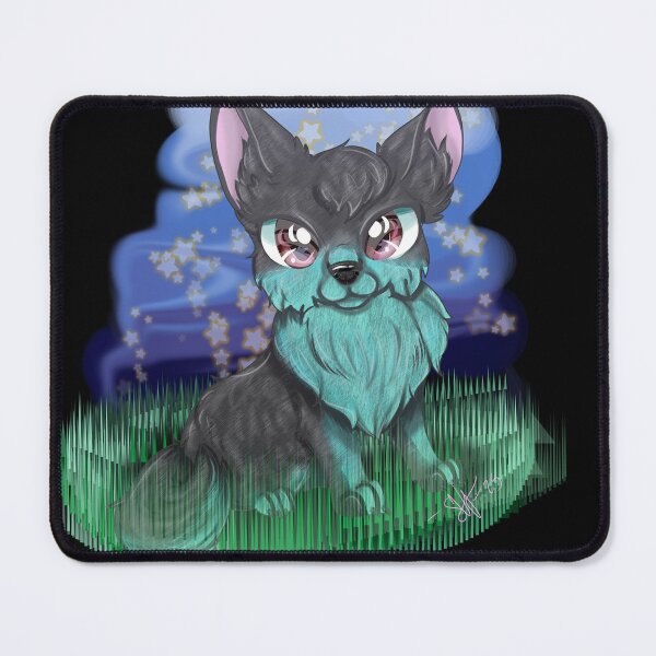 Item preview, Teal wolf designed and sold by ArtistNichole.