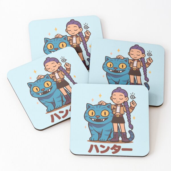 Item preview, Hunterx Instinct :Mystical blue Cat Vibes designed and sold by Wissam911.