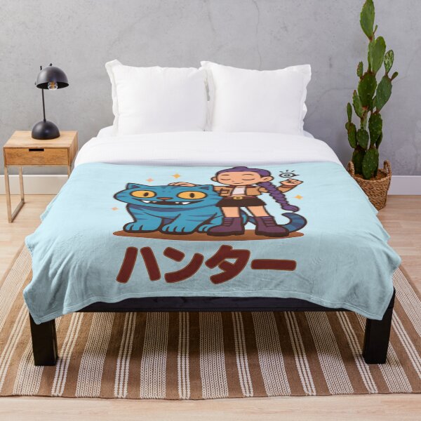 Item preview, Hunterx Instinct :Mystical blue Cat Vibes designed and sold by Wissam911.