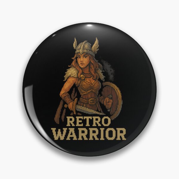 Item preview, Viking Warrior Princess Pixel Retro designed and sold by the-knight1.
