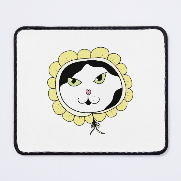 Item preview, Tuxedo cat in flower bonet  designed and sold by TheTinyTrail.