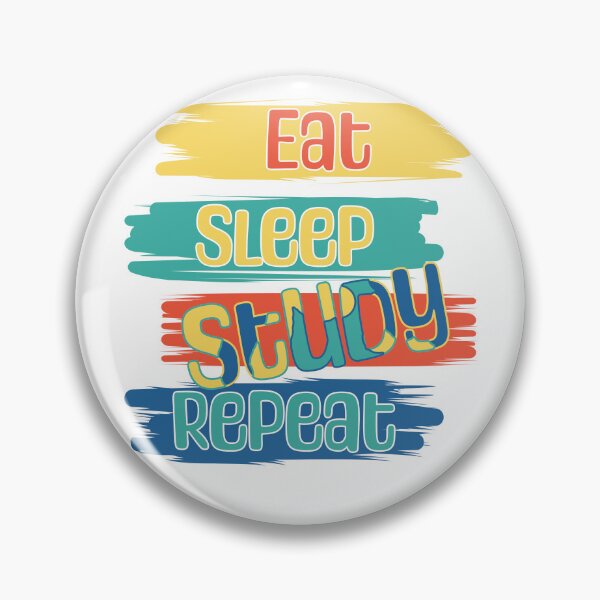 Item preview, Eat Sleep Study Repeat designed and sold by OB-Store.