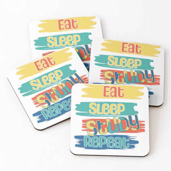 Item preview, Eat Sleep Study Repeat designed and sold by OB-Store.