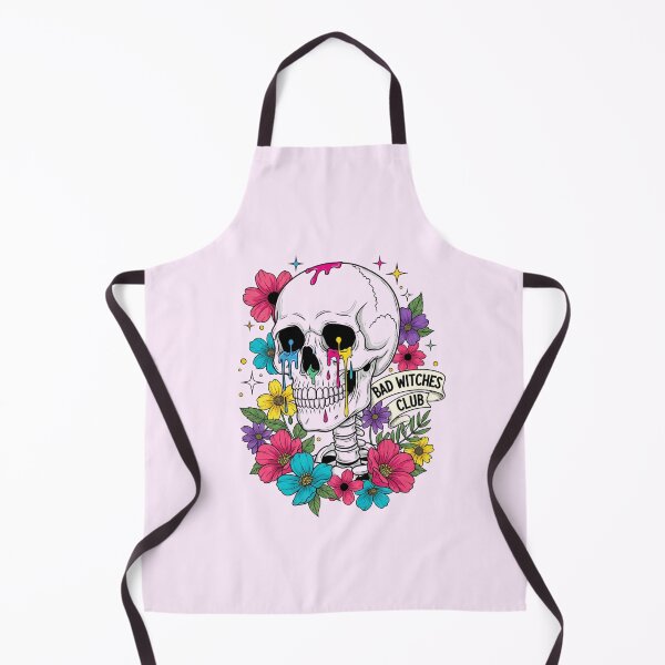 Item preview, Bad Witches Club - Colorful Floral Skull designed and sold by DropRomance.