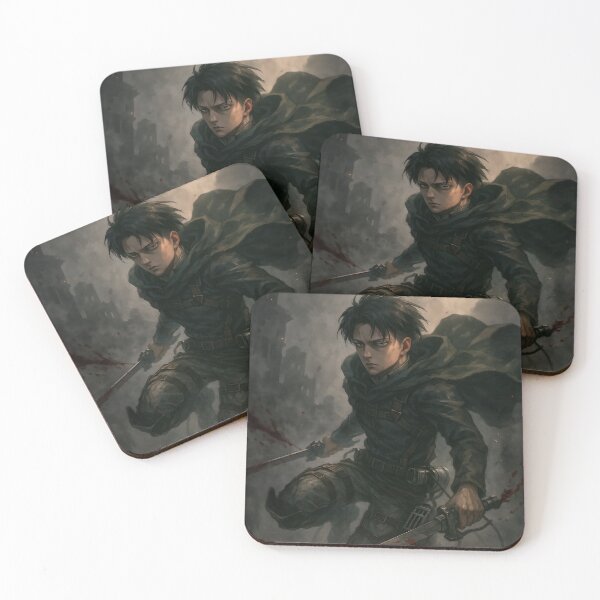 Item preview, Shadows of the Mist – Levi Ackerman | Attack on Titan designed and sold by PosterFuel.