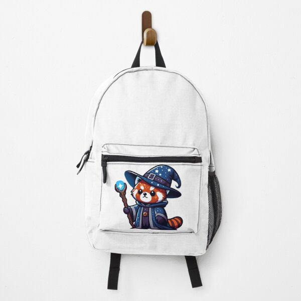 Item preview, Cute Cartoon Red Panda Wizard with Staff and Starry Cloak designed and sold by Confuzz1ed.