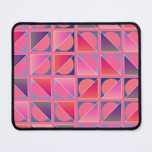 Item preview, Retro Modern Design 17-6: Thirty-Six Right Triangles with Strokes and Semicircle Outlines designed and sold by SBVillard.
