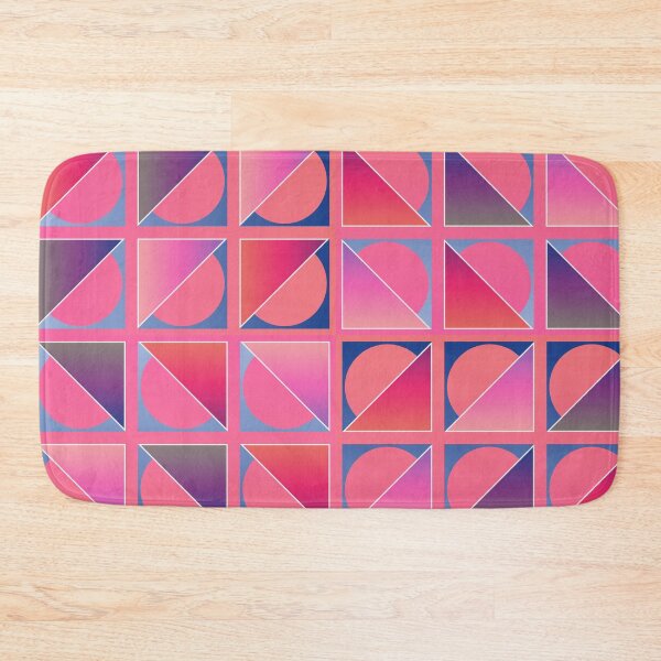 Item preview, Retro Modern Design 17-6: Thirty-Six Right Triangles with Strokes and Semicircle Outlines designed and sold by SBVillard.