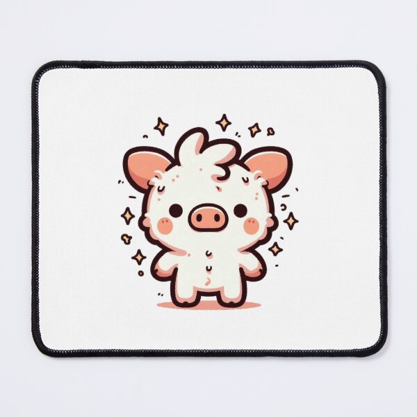 Item preview, Shocked Cartoon Pig with Static Sparks – Funny Electrocuted Animal designed and sold by Confuzz1ed.