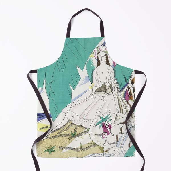 Item preview, Vintage French Fashion Plate 1920 designed and sold by PureVintageLove.