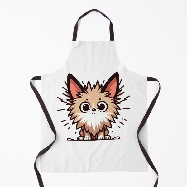 Item preview, Electrocuted Cartoon Dog with Fluffy fur – Funny Shocked Pup Art designed and sold by Confuzz1ed.