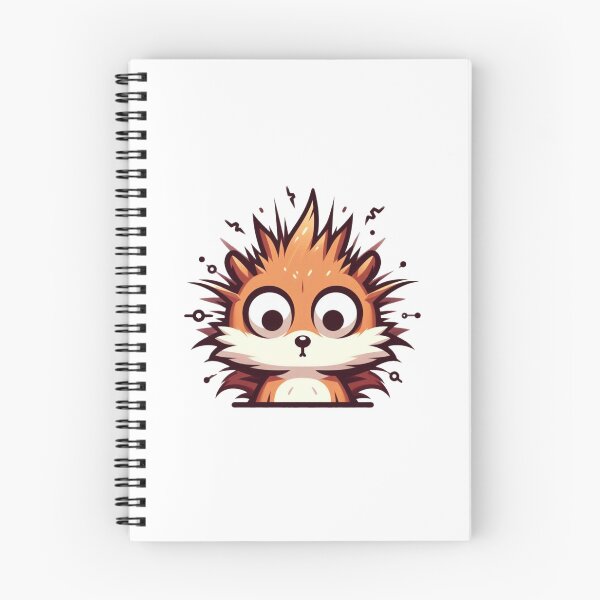 Item preview, Shocked Cartoon Squirrel with Static Fur – Electrocuted Animal Illustration designed and sold by Confuzz1ed.