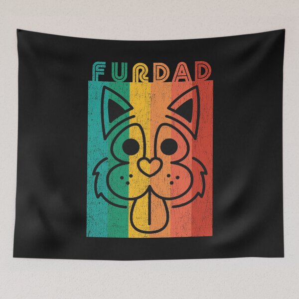 Item preview, RETRO FUR DAD designed and sold by TeeCodes.
