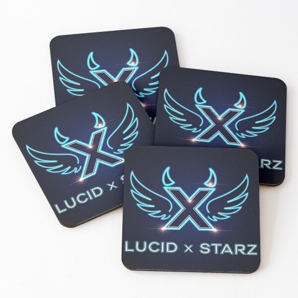 Item preview, LUCID x STARZ - Winged Neon Collaboration Emblem designed and sold by SynthArtGallery.