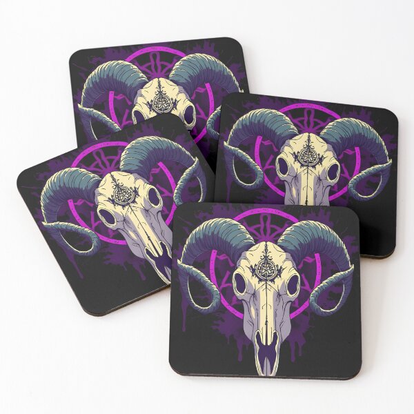 Item preview, Goat Skull Sigil – Occult Mystic Art designed and sold by GrossButGreat.