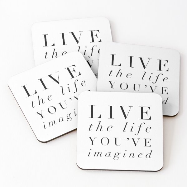 Item preview, Live the Life You’ve Imagined - Inspirational Quote for Bold Thinkers designed and sold by Soaring Eagle.