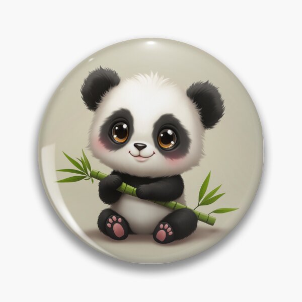 Item preview, Kawaii Panda with Bamboo designed and sold by Lizzymama1992.