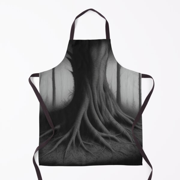 Item preview, Sinister Tree Roots in Haunted Foggy Forest designed and sold by Uniquely Yours.