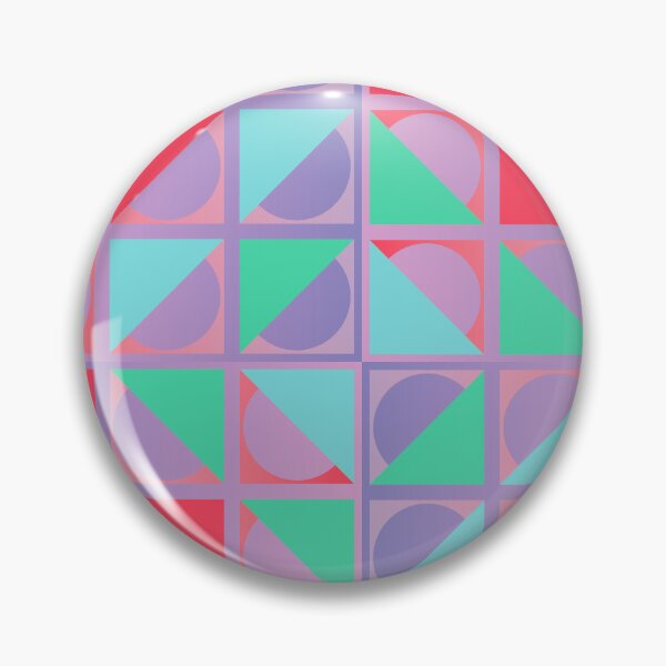 Item preview, Retro Modern Design 17-4: Thirty-Six Right Triangles with Semicircle Outlines designed and sold by SBVillard.