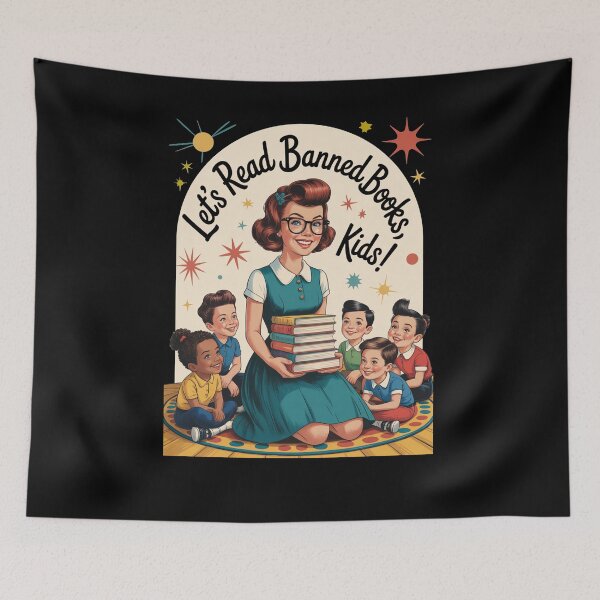 Item preview,  LET'S READ BANNED BOOKS FUNNY BOOKS designed and sold by LoveAndDefiance.