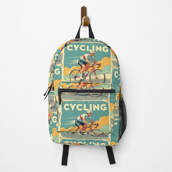 Item preview, Retro Cyclist Poster – Old School Bicycle Racing Art designed and sold by Ameiva-Apparel.