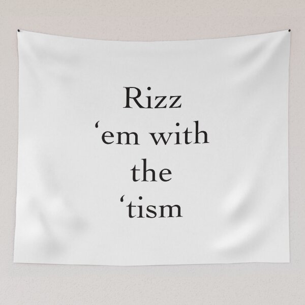 Artikelvorschau, „Rizz ‚em with the ‚tism“ Autismus-Bewusstseins-Design entworfen und verkauft von The shop of everything.
