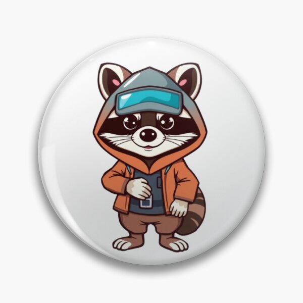 Item preview, Hacker Raccoon in Stealth Mode designed and sold by Oscartoon.