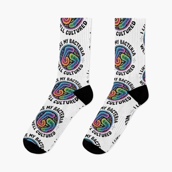 Item preview, I like my bacteria well cultured, funny microbiology pun designed and sold by NoetherSym.