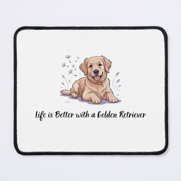 Item preview, Life is Better with a Golden Retriever designed and sold by teevoxx.