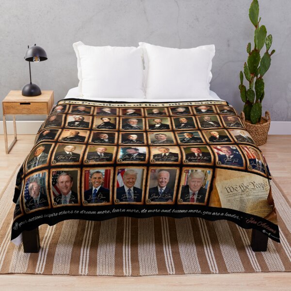 Item preview, 47 Presidents of the United States of America Featuring Donald Trump Black Background designed and sold by Examine the Past.