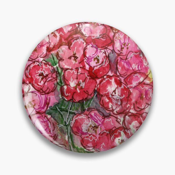 Item preview, Little Rose Blossoms at Castle Park in Frodsham in Watercolours and Pen designed and sold by LymphomaLass.