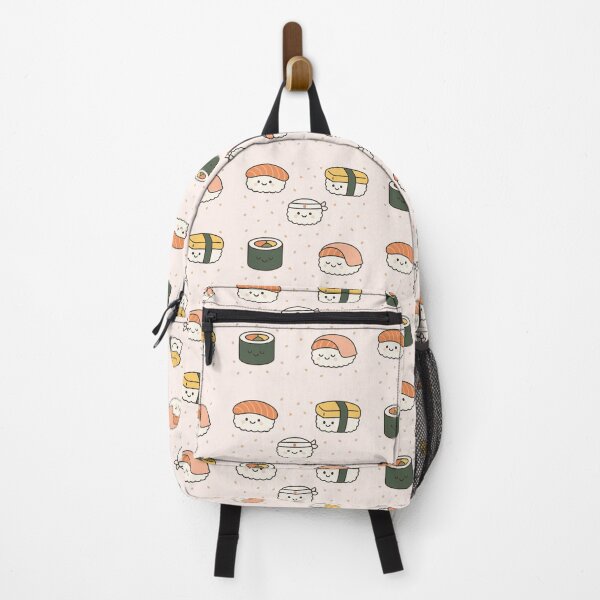 Item preview, Smiley Sushi Set – Kawaii Nigiri & Maki Pattern designed and sold by Bramble99.