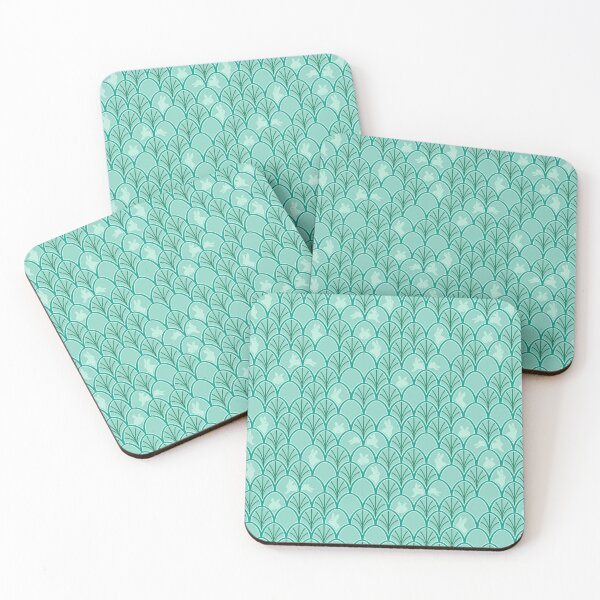 Item preview, Art Deco Rabbits - Mint Green designed and sold by Sofia Marja.