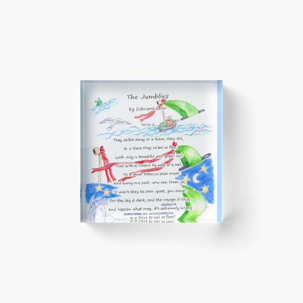 Item preview, The Jumblies by Edward Lear Verse 2 designed and sold by LymphomaLass.