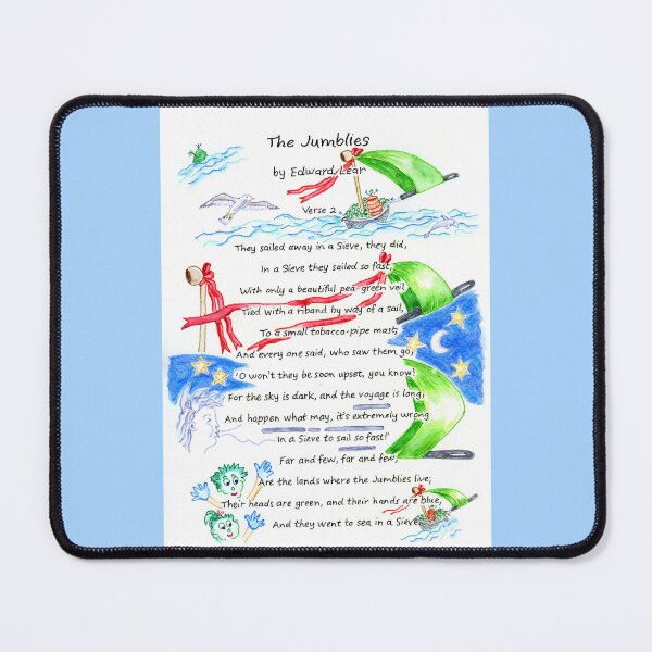 Item preview, The Jumblies by Edward Lear Verse 2 designed and sold by LymphomaLass.