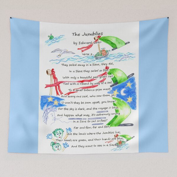 Item preview, The Jumblies by Edward Lear Verse 2 designed and sold by LymphomaLass.