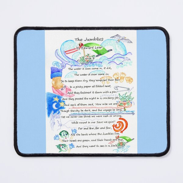Item preview, The Jumblies by Edward Lear Verse 3 designed and sold by LymphomaLass.