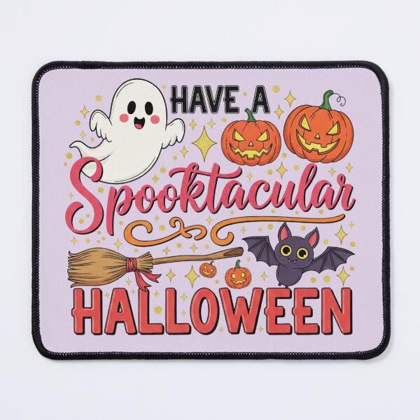 Item preview, Have a Spooktacular Halloween - Cute Ghost & Pumpkins designed and sold by DropRomance.