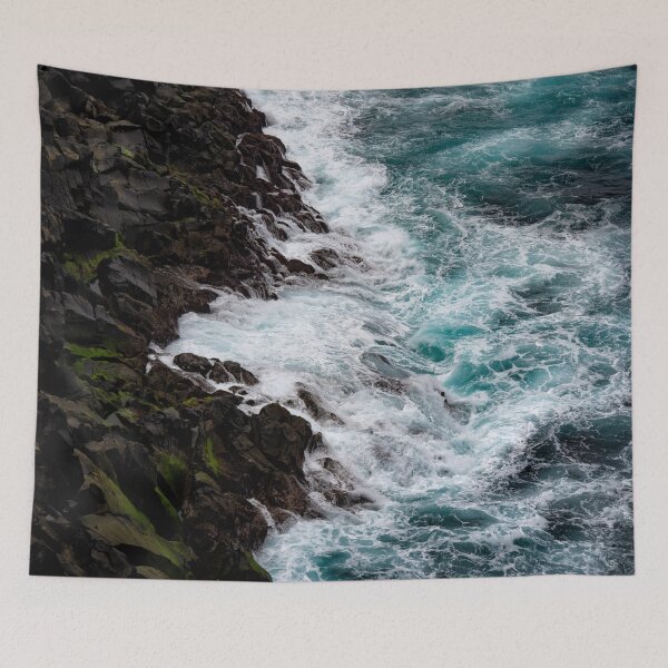 Item preview, Surf on the Rocks - Terceira, Azores designed and sold by Kathy Weaver.