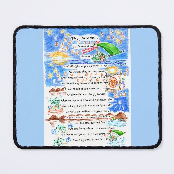 Item preview, The Jumblies by Edward Lear Verse 4 designed and sold by LymphomaLass.